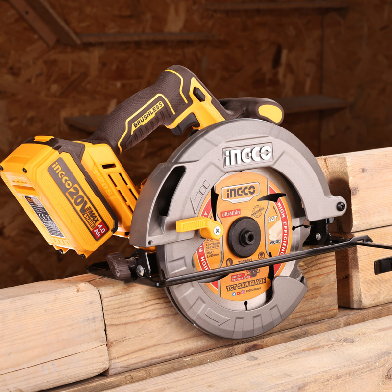 Serra Circular Bateria Ingco 7 1/4" P20s BRUSHLESS CSLI1851