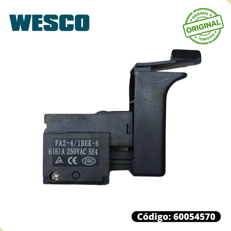 Interruptor p/ Martelete Wesco Ws3212 e WS3141