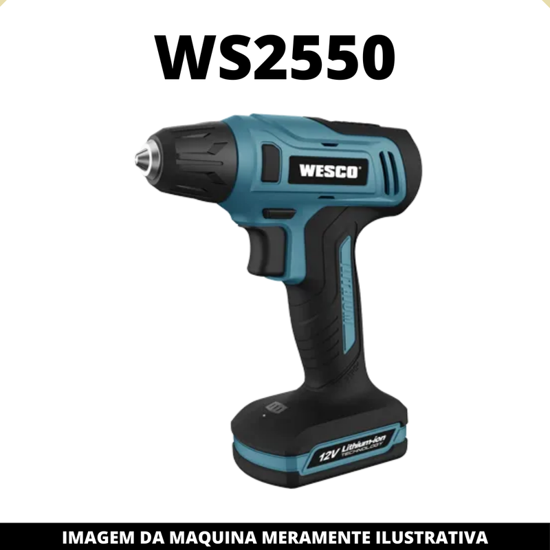 Motor 12v P/ Parafusadeira WS2550 WESCO