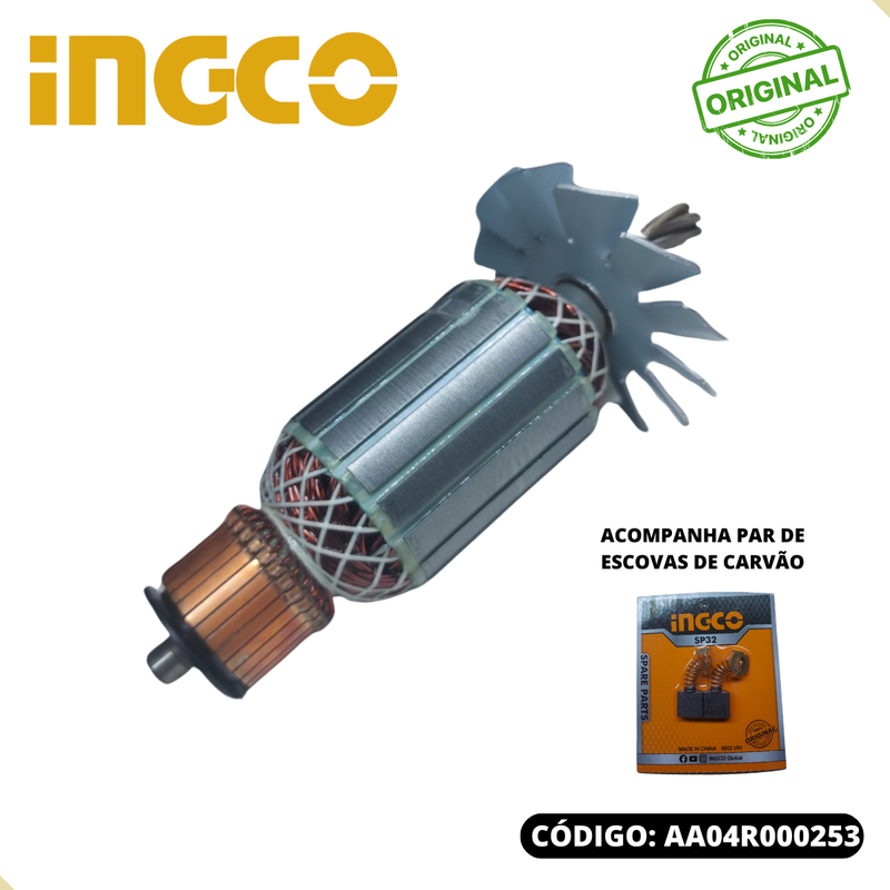 Induzido 220v p/ Policorte (Serra Rápida) COS35538 Ingco