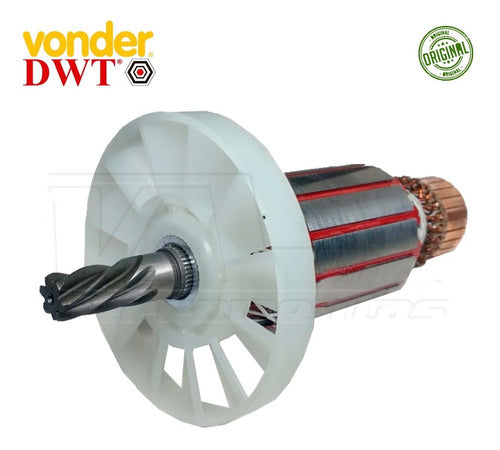Rotor Induzido 110v P/ Martelete Vonder Mrv1315 Dwt Mrd1315