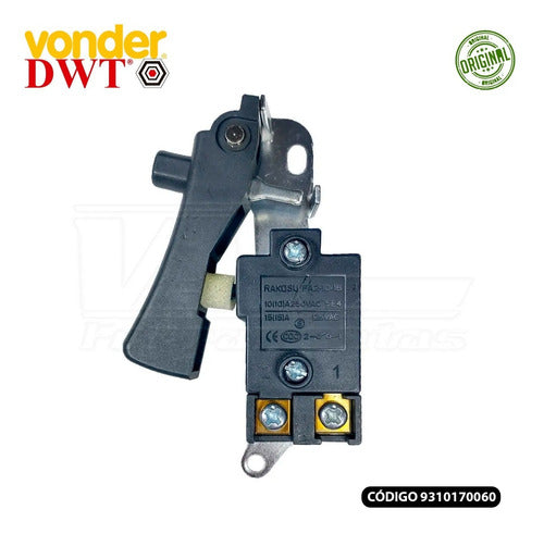 Interruptor (gatilho) P/ Martelete Demolidor Vonder Mdv1700