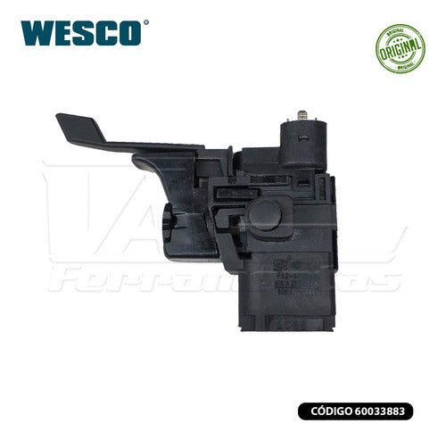 Interruptor (gatilho) Para Martelete Wesco Ws3140