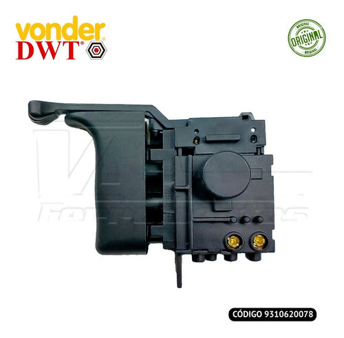 Interruptor Para Martelete Vonder Mpv620 E Dwt Mpd620