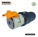 Caixa De Engrenagem Com Mandril P/parafusadeira Worx Wx128.3