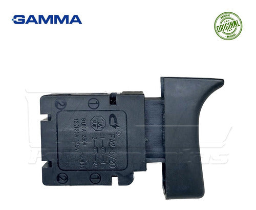 Interruptor P/ Lixadeira Orbital Gamma 380w  G1921 Br1 /br2