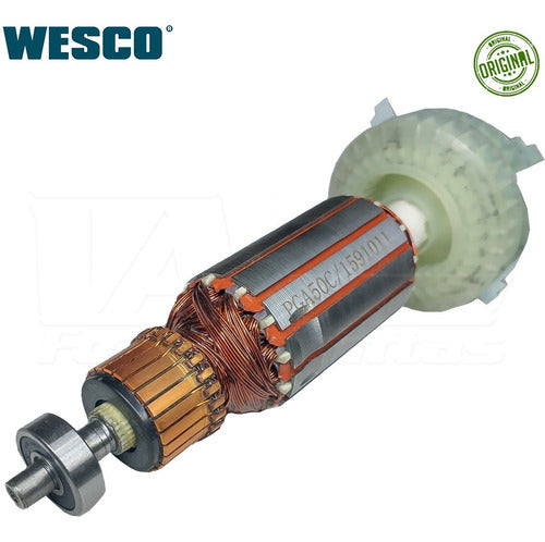 Rotor Induzido 110v P/ Esmerilhadeira Wesco Ws4700u