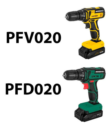 Motor 20v P/ Parafusadeira Vonder Pfv020 Dwt Pfd020