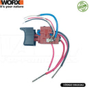 Interruptor para Parafusadeira Worx Wx125