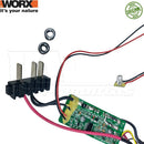 Kit Placa E Interruptor Martelete Worx Wx390.1