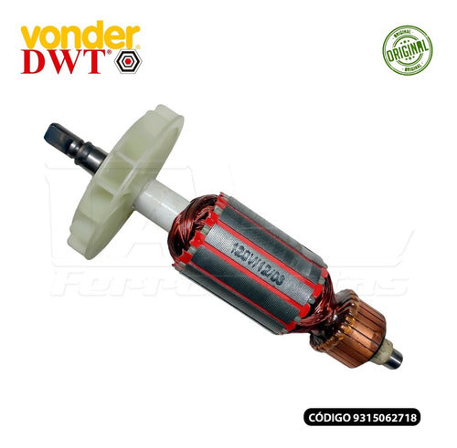 Rotor Induzido 110v P/ Retificadeira Vonder Rrv600/gs06-27lv