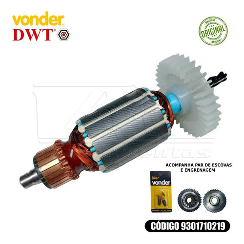 Rotor Induzido 110v P/furadeira Vonder Fiv710 Dwt Fid710
