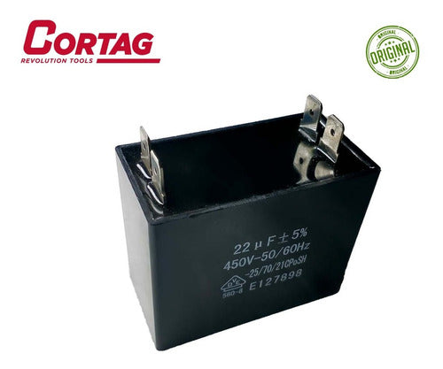 Capacitor Para Cortadora Cortag 220v Zapp 1250