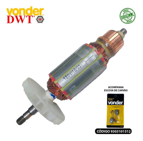 Rotor Induzido 110v P/esmerilhadeira Vonder Eav1014/ws10-115