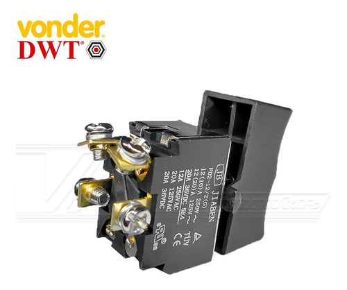 Interruptor  Chave De Impacto Vonder Civ-900 E Dwt Cid-900