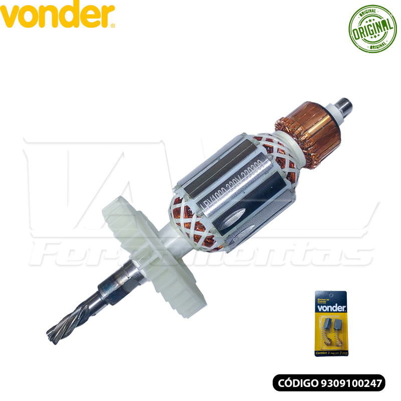 Induzido 220v p/ Lixadeira de Parede Vonder LPV1000