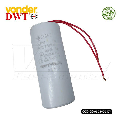 Capacitor 70uf  127v Para Guincho Vonder Gev600