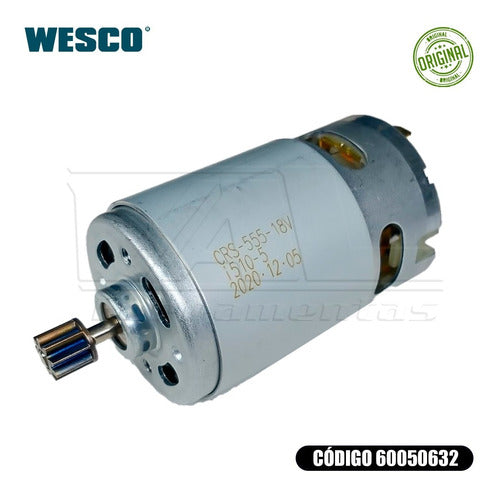 Motor P/ Parafusadeira Wesco Ws2972 18v