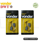 Dois Pares De Escovas De Carvão P/furadeira Vonder/dwt