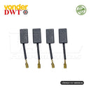 Dois Pares Esc. De Carvão P/ Chave De Impacto Vonder Civ900