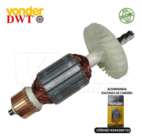 Induzido P/ Serra Rápida 110v Vonder Scv2000 Dwt Scd2000