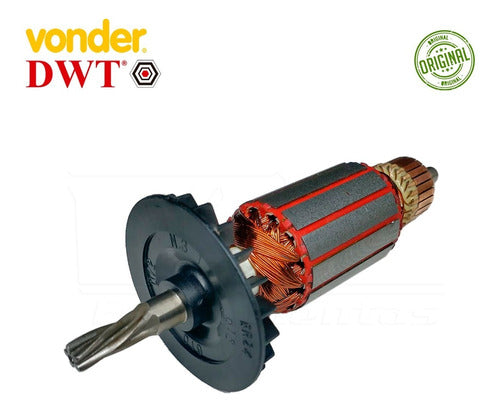 Rotor (induzido) 110v P/martelete Vonder Mpv620 E Dwt Mpd620