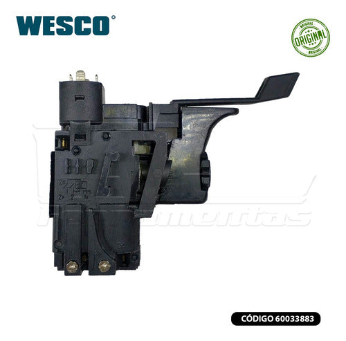 Interruptor (gatilho) Para Martelete Wesco Ws3140