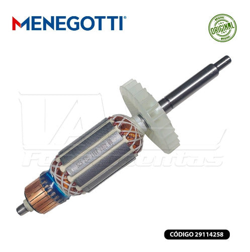 Rotor Induzido 110v P/ Lixadeira De Parede Menegotti Mlp750