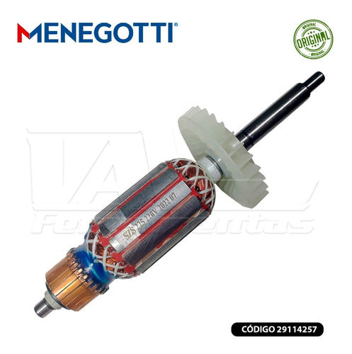 Rotor Induzido 220v P/ Lixadeira De Parede Menegotti Mlp750