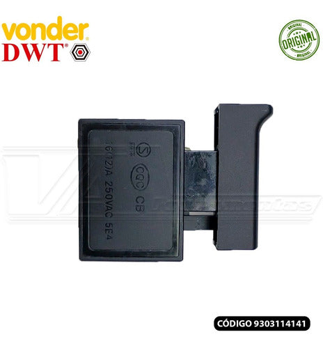 Interruptor P/ Esmerilhadeira Vonder Eav 1140 E Ead 1140 Dwt