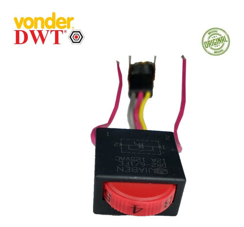 Controlador De Velocidade 220v Retificadeira Gs06-27lv Dwt - 9315062730