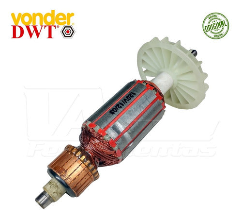 Rotor Induzido 110v P/ Retificadeira Vonder Rrv600/gs06-27lv