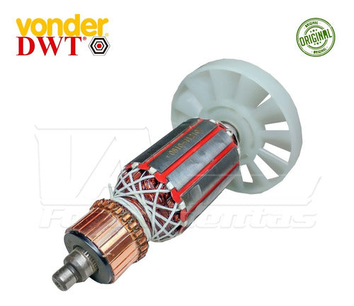 Rotor Induzido 220v P/ Martelete Vonder Mrv1315 Dwt Mrd1315