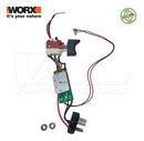 Kit Placa E Interruptor Martelete Worx Wx390.1