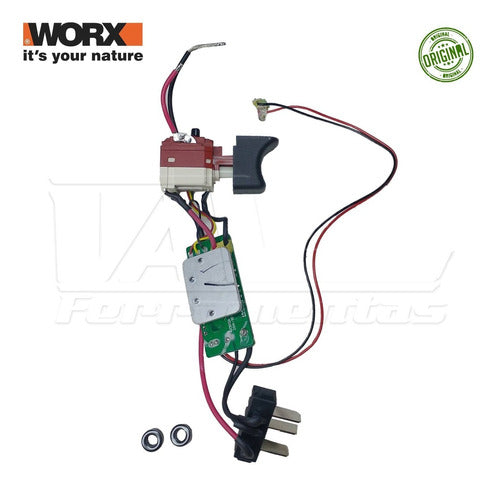 Kit Placa E Interruptor Martelete Worx Wx390.1