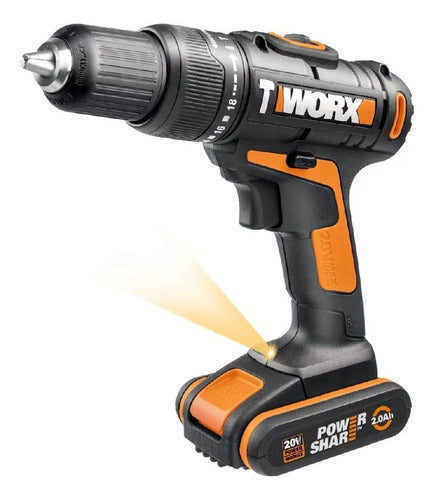 Motor E Pinhão 20v Para Parafusadeira Worx Wx371.3