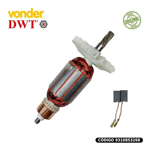 Rotor (induzido) 220v P/martelete Vonder Mpv853 E Dwt Mpd853