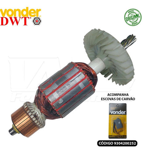 Induzido P/ Serra Rápida 220v Vonder Scv2000 Dwt Scd2000