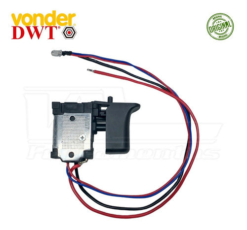 Interruptor (gatilho) P/martelete Vonder Imv1815 Dwt Imd1815