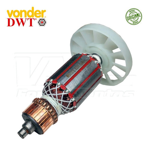 Rotor Induzido 110v P/ Martelete Vonder Mrv1315 Dwt Mrd1315