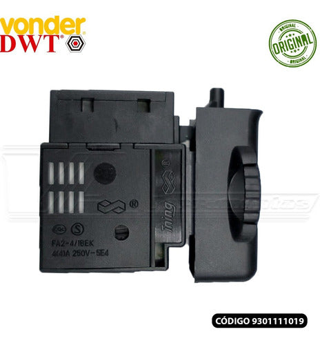 Interruptor Para Furadeira Vonder E Dwt / Fiv1050a/sbm1050t