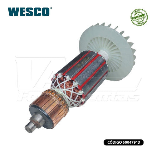 Rotor Induzido 220v Para Martelo Perfurador Wesco Ws3202k
