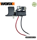 Interruptor (gatilho) Para Parafusadeira 12v Worx Wx104.1