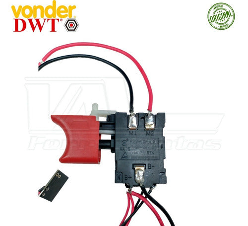 Interruptor (gatilho) P/ Parafusadeira Vonder Pfv020/pfd020