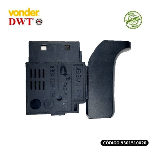 Interruptor (gatilho) P/ Furadeira Vonder Fiv 510/ Fid 510
