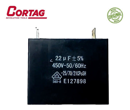 Capacitor Para Cortadora Cortag 220v Zapp 1250